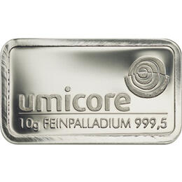 Palladiumbarren 10 Gramm Heraeus Umicore Degussa kaufen und verkaufen