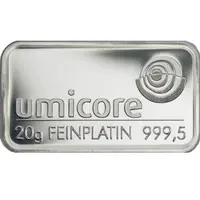 Palladiumbarren 20 Gramm Heraeus Umicore Degussa kaufen und verkaufen