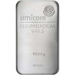 Palladiumbarren 1000 Gramm Heraeus Umicore Degussa kaufen und verkaufen