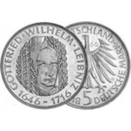 1966 5 DM Gottfried Leibniz PP