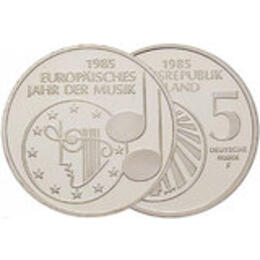 1985 5 DM Jahr der Musik