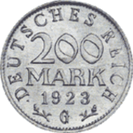 Kursmünze 200 Reichsmark