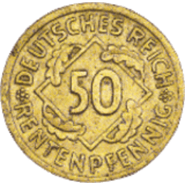 Kursmünze 50 Pfennig
