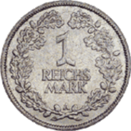 Kursmünze 1 Reichsmark