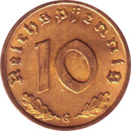 Jäger 364 Deutsches Reich 10 Pfennig