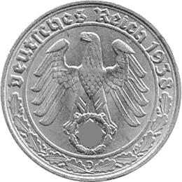 Jäger 365 Deutsches Reich 50 Pfennig