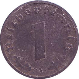 Jäger 369 Deutsches Reich 1 Pfennig