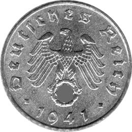 Jäger 370 Deutsches Reich 5 Pfennig