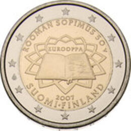 2 Euro 2007 Finnland Römische Verträge