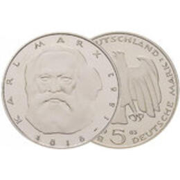 1983 5 DM Karl Marx PP