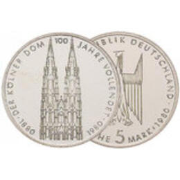 1980 5 DM Kölner Dom PP