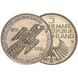 1952 5 DM Germanisches Nationalmuseum PP