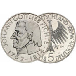 1964 5 DM Johann Gottlieb Fichte PP
