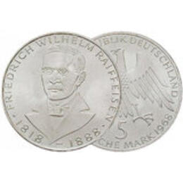 1968 5 DM Friedrich Raiffeisen PP