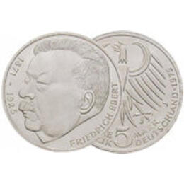 1975 5 DM Friedrich Ebert PP