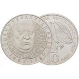 2000 10 DM Johann Sebastian Bach ST