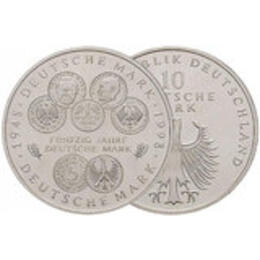 1998 10 DM Deutsche Mark ST