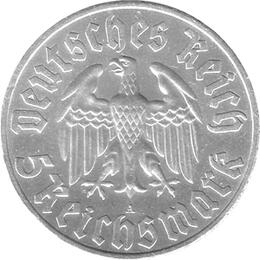 Martin Luther 5 Reichsmark Silbermünze