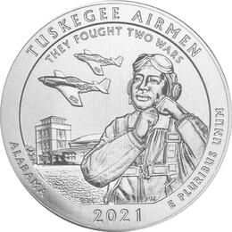 USA 5 Unzen Silber Tuskegee Airmen 2021