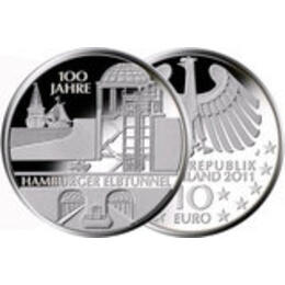 2011 10 Euro Hamburger Elbtunnel ST