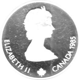 Canada Silber Calgary 1988 20 Dollar Speed Skating PP
