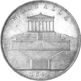 Altdeutschland Bayern Ludwig Geschichtsdoppeltaler 1842