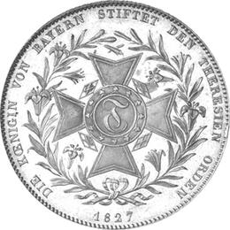 Altdeutschland Bayern Ludwig Geschichtstaler 1826