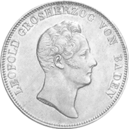 Altdeutschland Baden Leopold Kronentaler 1830-1832