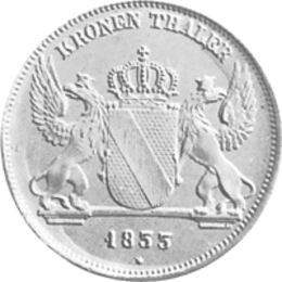Altdeutschland Baden Leopold Kronentaler 1832-1833