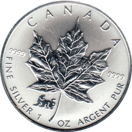 Maple Leaf Privy Mark Tiger 1998