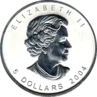 Maple Leaf Privy Mark Leo 2004