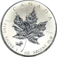 Maple Leaf Privy Mark Pferd 2002