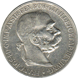 5 Kronen 1900 Österreich Franz Joseph