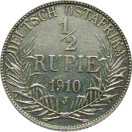 Ostafrika 1/2 Rupie