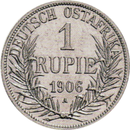 Ostafrika 1 Rupie 1906