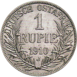 Ostafrika 1 Rupie 1910