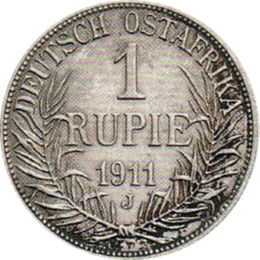 Ostafrika 1 Rupie 1911