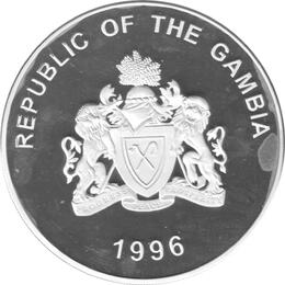 Gambia Löwen 1 Kilo 1996