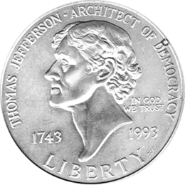 1 Dollar USA, Silbermünze 1993