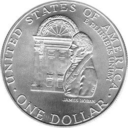 1 Dollar USA, Silbermünze 1992, White House