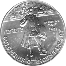 1 Dollar USA, Silbermünze 1992, Gedenkmünzen