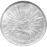 5 Pesos 1998 Mexico, Peso Culiacan