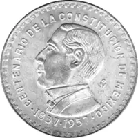 1 Pesos 1957 Mexico