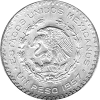 1 Pesos 1957 Mexico