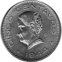 5 Centavos 1944 Mexico