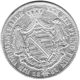 Altdeutschland Sachsen Coburg Gotha Herzog Ernst II 1864
