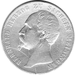 Altdeutschland Sachsen Coburg Gotha Bernhard 1862 