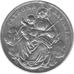 Bayern Ludwig II Patrona Bavariae 1869