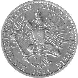 Altdeutschland Preussen Brandenburg Taler 1871