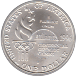 1 Dollar, USA 1996, Olympiade - Hochsprung